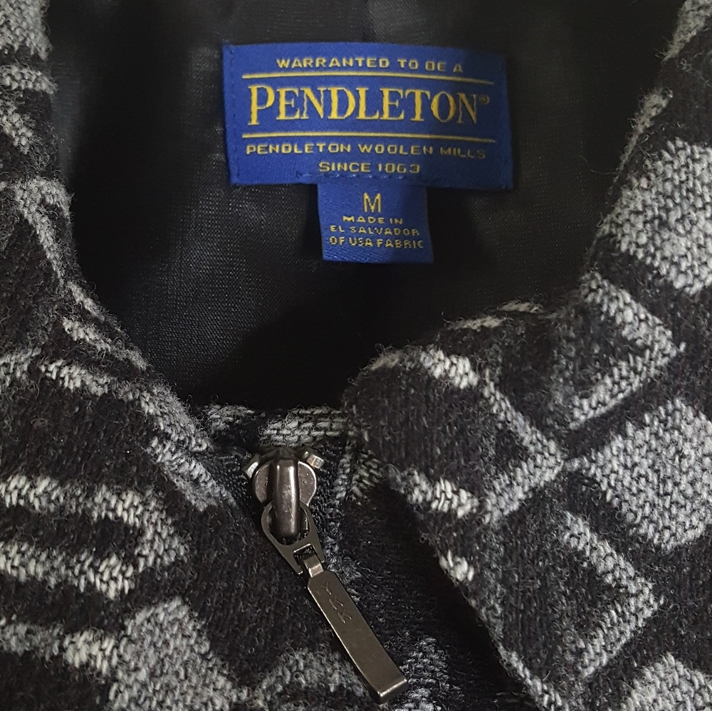 Pendleton Aztec Wool Full Zip Jacket Jacket Medium - image 6